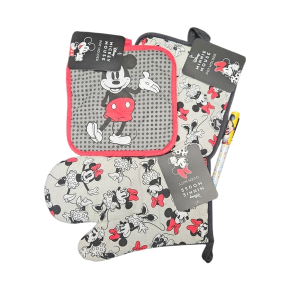 Disney Mickey Mouse & Minnie Mouse Kitchen 3 Piece Set - Picture 1 of 5